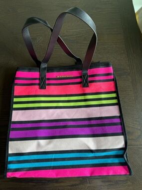 Victoria’s Secret Striped Beach Tote Bag